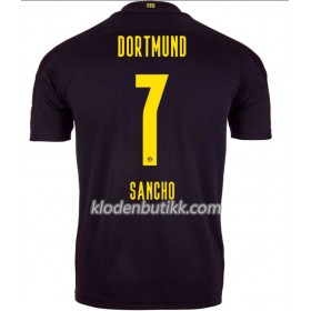 Borussia Dortmund Jadon Sancho 7 Borte Fotballdrakt 2020-2021 Kortermet